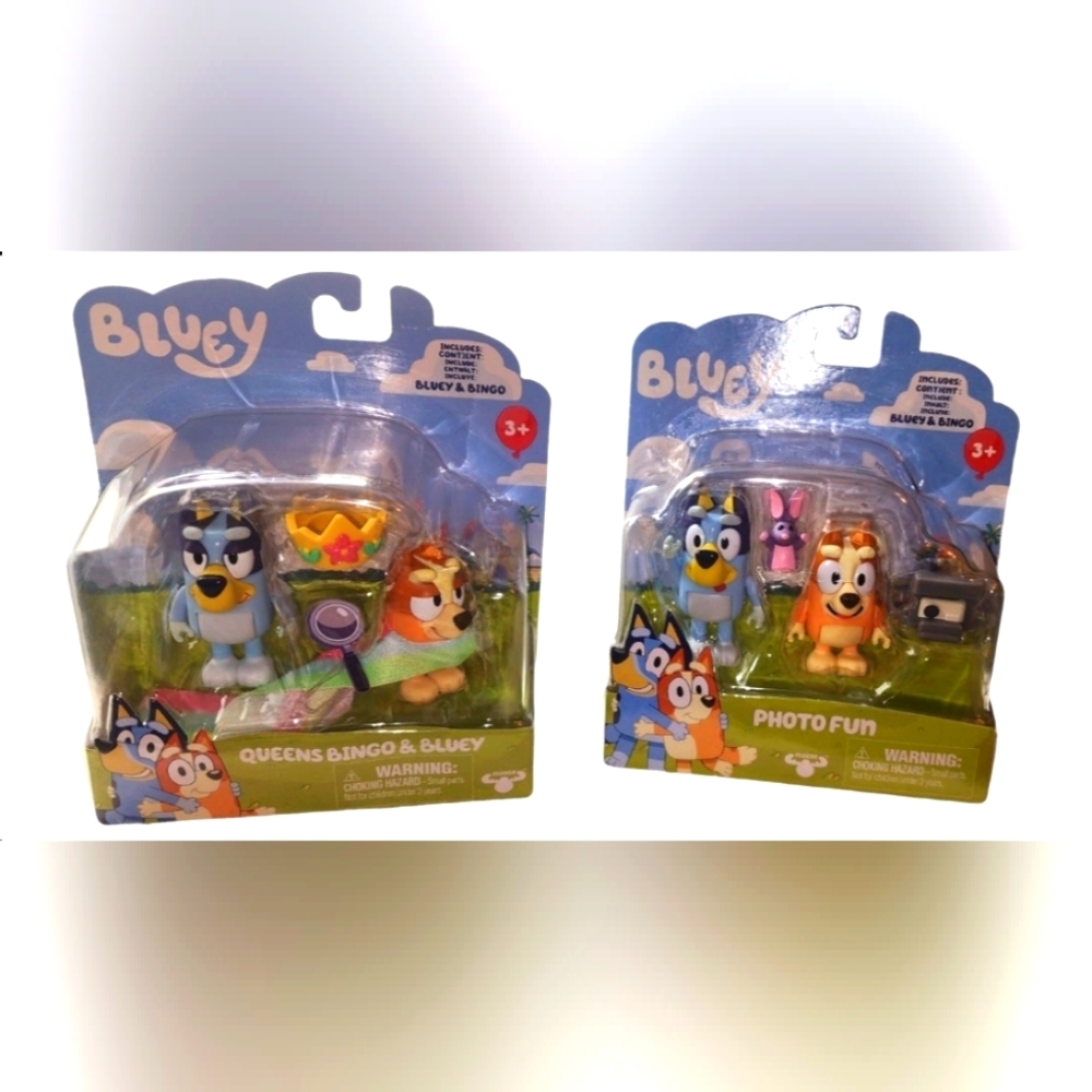 Bluey and Bingo figures pack